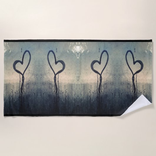 Steamy Hearts Strandlaken (Voorkant)