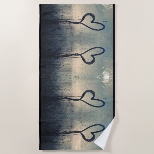 Steamy Hearts Strandlaken (Voorkant)