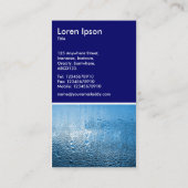 Steamy Window - Deep Navy Visitekaartje (Achterkant)