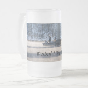 Steamy Winter Vist Lake Tanycomo Bevroren Mok