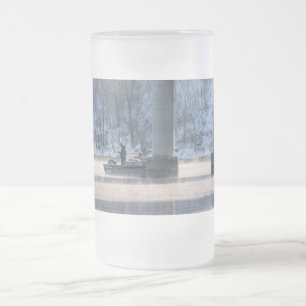 Steamy Winter Vist Table Rock Lake Frosted Glas Matglas Bierpul