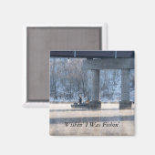 Steamy Winter Vist Taneycomo Magnet (Voorkant / Achterkant)