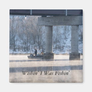 Steamy Winter Vist Taneycomo Magnet