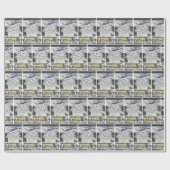 Stearman Biplane Cadeaupapier (Vlak)