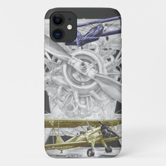 Stearman Biplane Case-Mate iPhone Case (Achterkant)