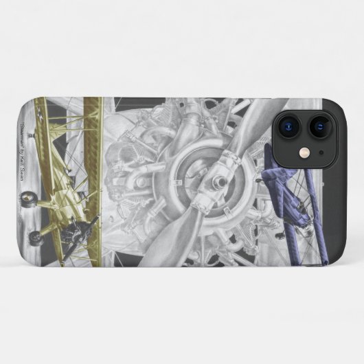 Stearman Biplane Case-Mate iPhone Case (Achterkant (horizontaal))