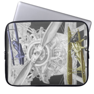 Stearman Biplane Laptop Sleeve