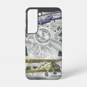Stearman Biplane Samsung Galaxy Hoesje (Achterkant)