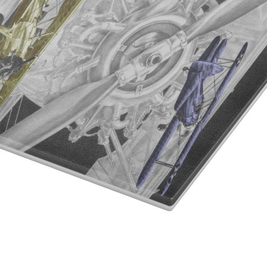 Stearman Biplane Snijplank (Hoek)