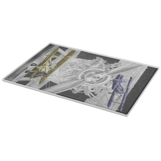 Stearman Biplane Snijplank (Hoek)