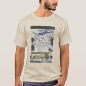 Stearman Biplane T-shirt (Voorkant)