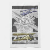 Stearman Biplane Theedoek (Verticaal)