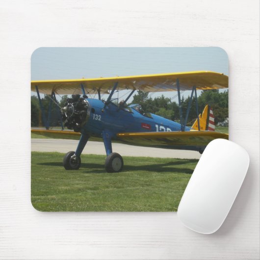 Stearman Mousepad Muismat (Met muis)