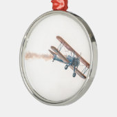 Stearman Pt-13d Double Decker Vliegtuig Fly Metalen Ornament (Links)