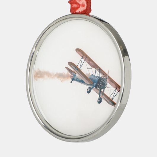 Stearman Pt-13d Double Decker Vliegtuig Fly Metalen Ornament (Links)