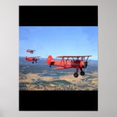 Stearman, PT-17, 1943_Classic Aviation Poster (Voorkant)
