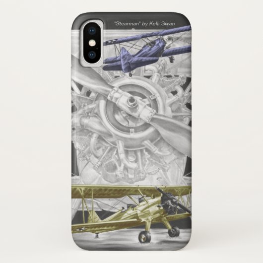 Stearman Tweedekker Case-Mate iPhone Case (Achterkant)