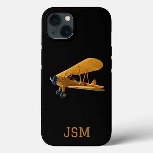 Stearman tweedekker Vliegtuigfoto, Luchtvaart, Mon Case-Mate iPhone Case (Achterkant)