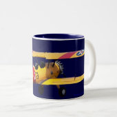 Stearman Tweekleurige Koffiemok (Voorkant rechts)