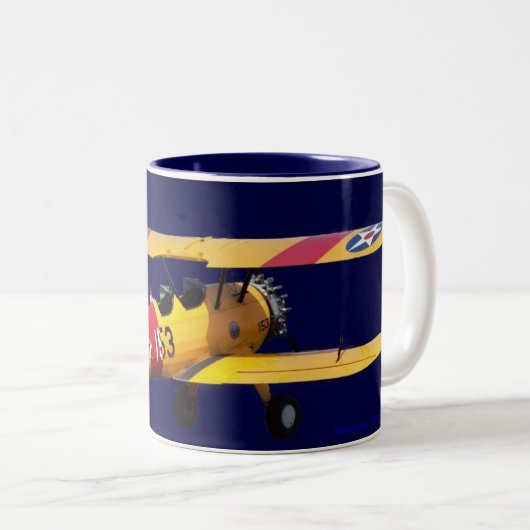 Stearman Tweekleurige Koffiemok (Voorkant rechts)