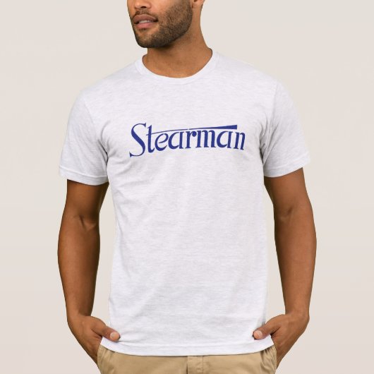 Stearman Vliegtuig Logo T-Shirt (Voorkant)