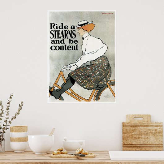 Stearns Bicycle Poster (Keuken)