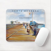 Stearns Wharf Pastel | Santa Barbara, Muismat CA (Met muis)