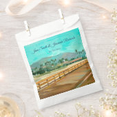 Stearns Wharf - Santa Barbara, CA Bedankzakje (Geknipt)