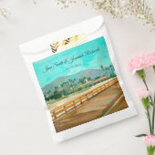 Stearns Wharf - Santa Barbara, CA Bedankzakje (Gezegeld)