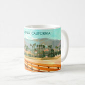 Stearns Wharf - Santa Barbara, CA Koffiemok (Voorkant rechts)