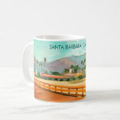 Stearns Wharf - Santa Barbara, CA Koffiemok (Voorkant links)