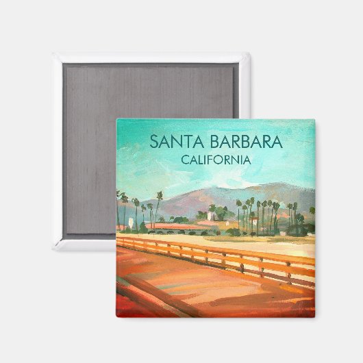 Stearns Wharf - Santa Barbara, CA Magneet (Voorkant / Achterkant)
