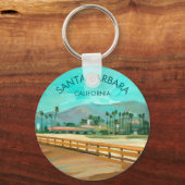 Stearns Wharf - Santa Barbara, CA Sleutelhanger (Voorkant)