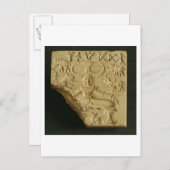 Steatite Pasupati, zeehond Mohenjodaro, 2300-1750  Briefkaart (Voorkant / Achterkant)