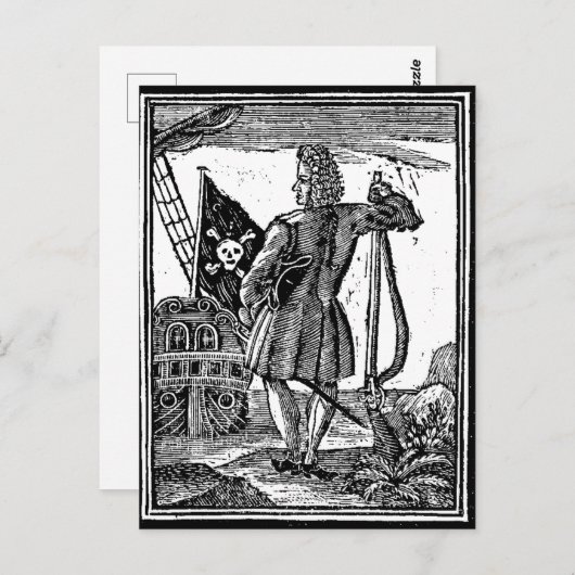 Stede Bonnet Briefkaart (Voorkant / Achterkant)