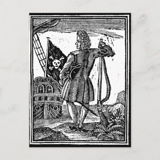 Stede Bonnet Briefkaart (Voorkant)