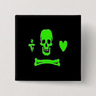 Stede Bonnet-Green Vierkante Button 5,1 Cm