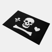 Stede Bonnet Pirate Flag Jolly Roger Deurmat (Schuin)