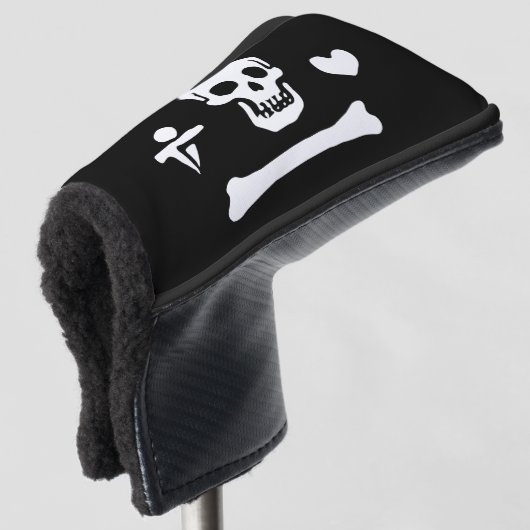 Stede Bonnet Pirate Flag Jolly Roger Golfheadcover (3/4 voorkant)