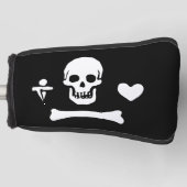 Stede Bonnet Pirate Flag Jolly Roger Golfheadcover (Voorkant)