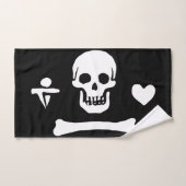 Stede Bonnet Pirate Flag Jolly Roger Handdoek (Handdoek)