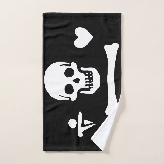 Stede Bonnet Pirate Flag Jolly Roger Handdoek (Handdoek)