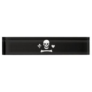 Stede Bonnet Pirate Flag Jolly Roger Naambordje
