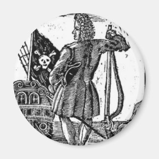 Stede Bonnet Pirate Portret Magneet