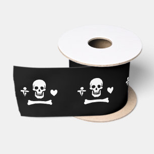 Stede Bonnet Piratenvlag Jolly Roger Satijnen Lint
