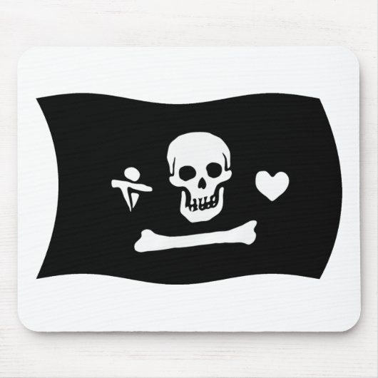 Stede Bonnet Vlag Muismat (Voorkant)
