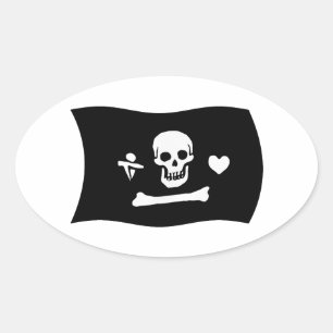 Stede Bonnet Vlag Sticker