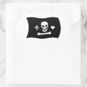 Stede Bonnet Vlag Sticker (Tas)