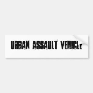 Stedelijk aanvalvoertuig bumpersticker