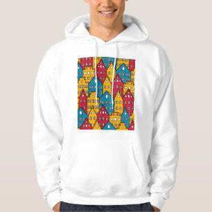 Stedelijk abstract:  stadspatroon hoodie
